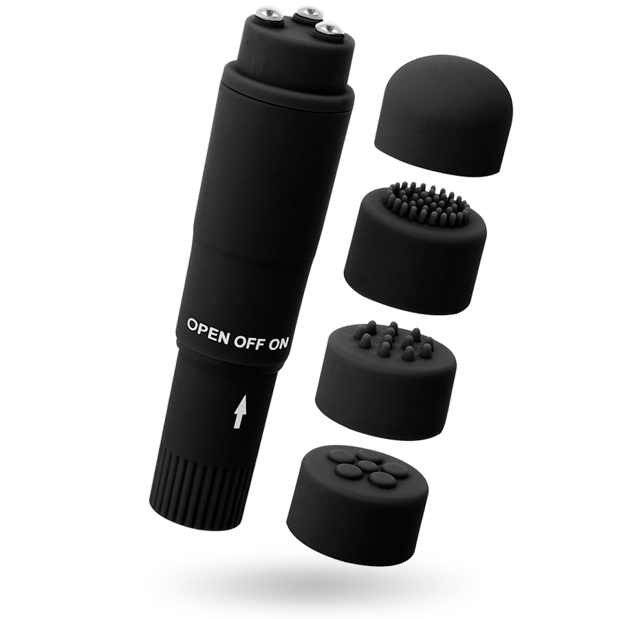 GLOSSY - MASSAGGIATORE TASCABILE KURT NERO – Mini vibratori – foto 2