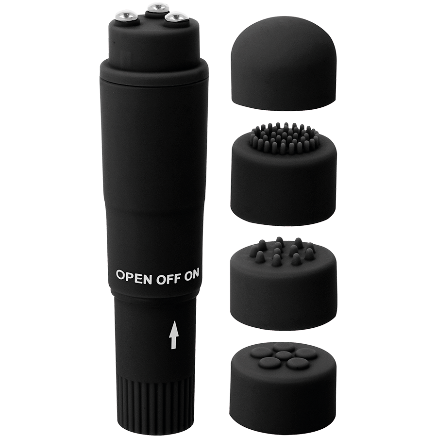 GLOSSY - MASSAGGIATORE TASCABILE KURT NERO – Mini vibratori – foto 3