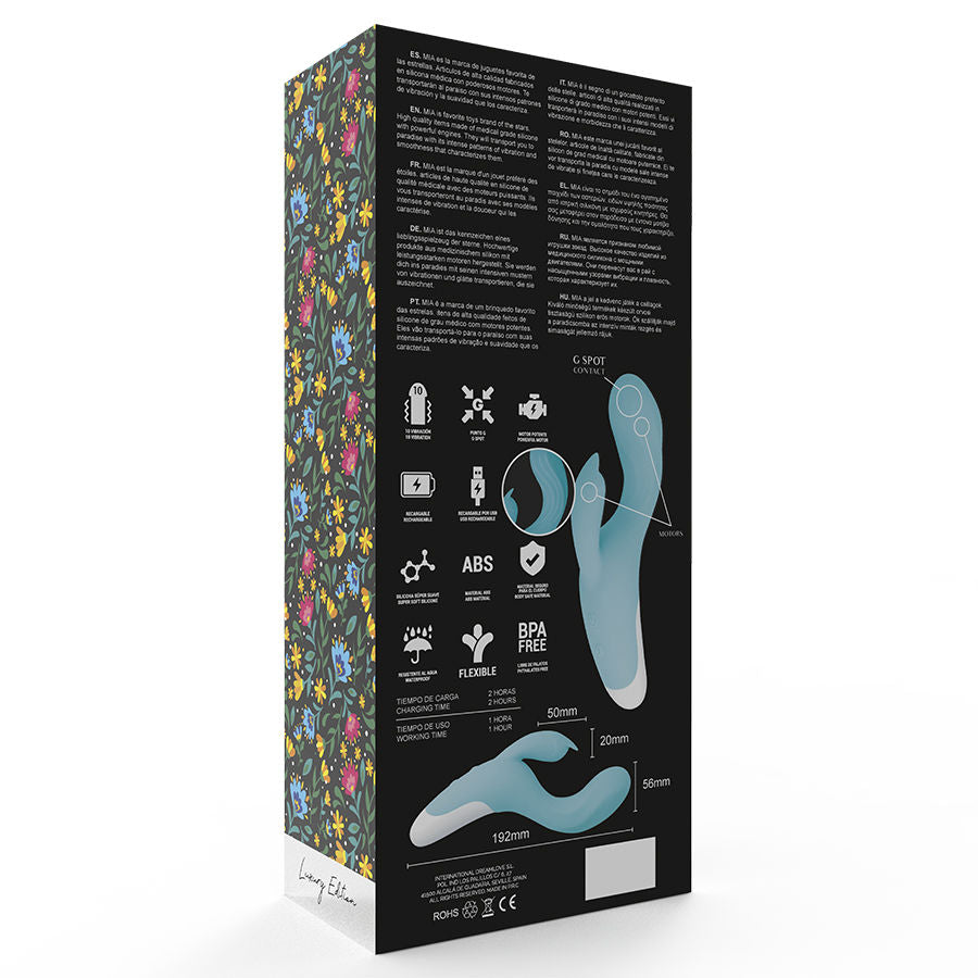 MIA - DRESDE VIBRATORE BLU TURCHESE – Rotatori vibranti – foto 7