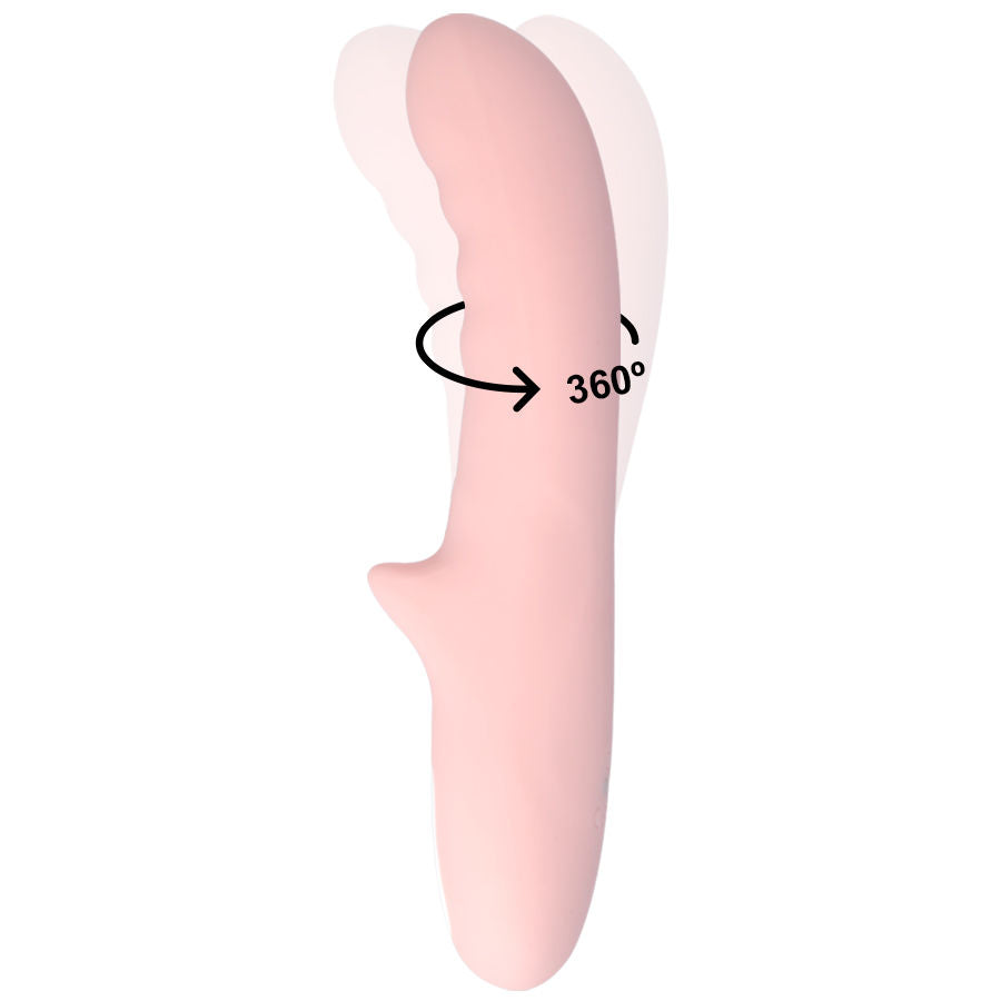 MIA - PISA VIBRATORE ROTATORE ROSA – Per il clitoride – foto 2