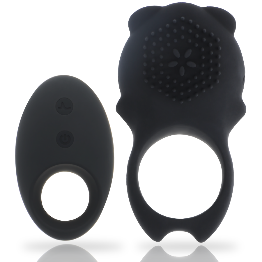 MIA  - TELECOMANDO AD ANELLO  COLOSSEO NERO – Cockring con vibrazione