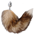 DARKNESS - TAIL BUTT PLUG SILVER – Tappi anali