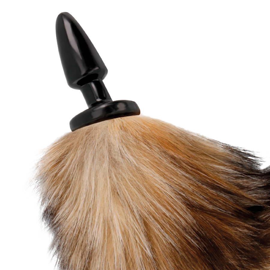 DARKNESS - CODA NATURALE CON PLUG ANALE IN SILICONE 10 CM – Tappi anali – foto 3