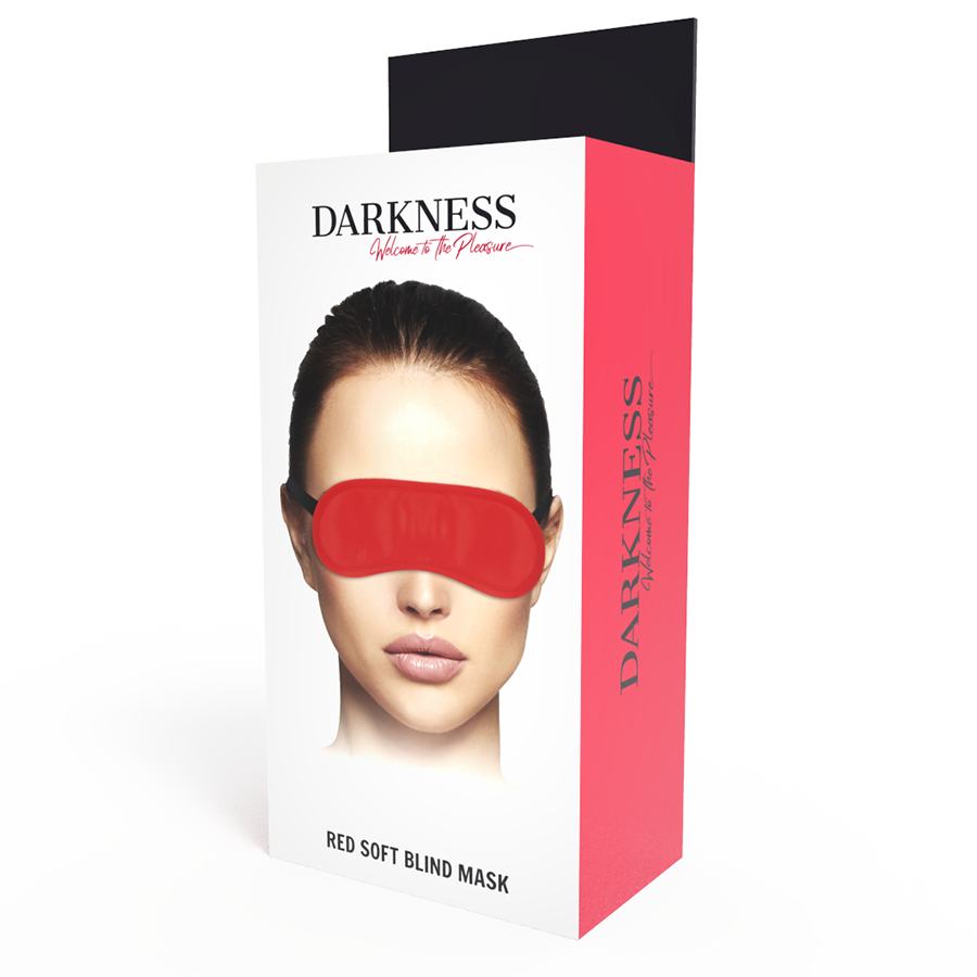 DARKNESS - MASCHERA ROSSA LISCIA – Maschere intere – foto 5