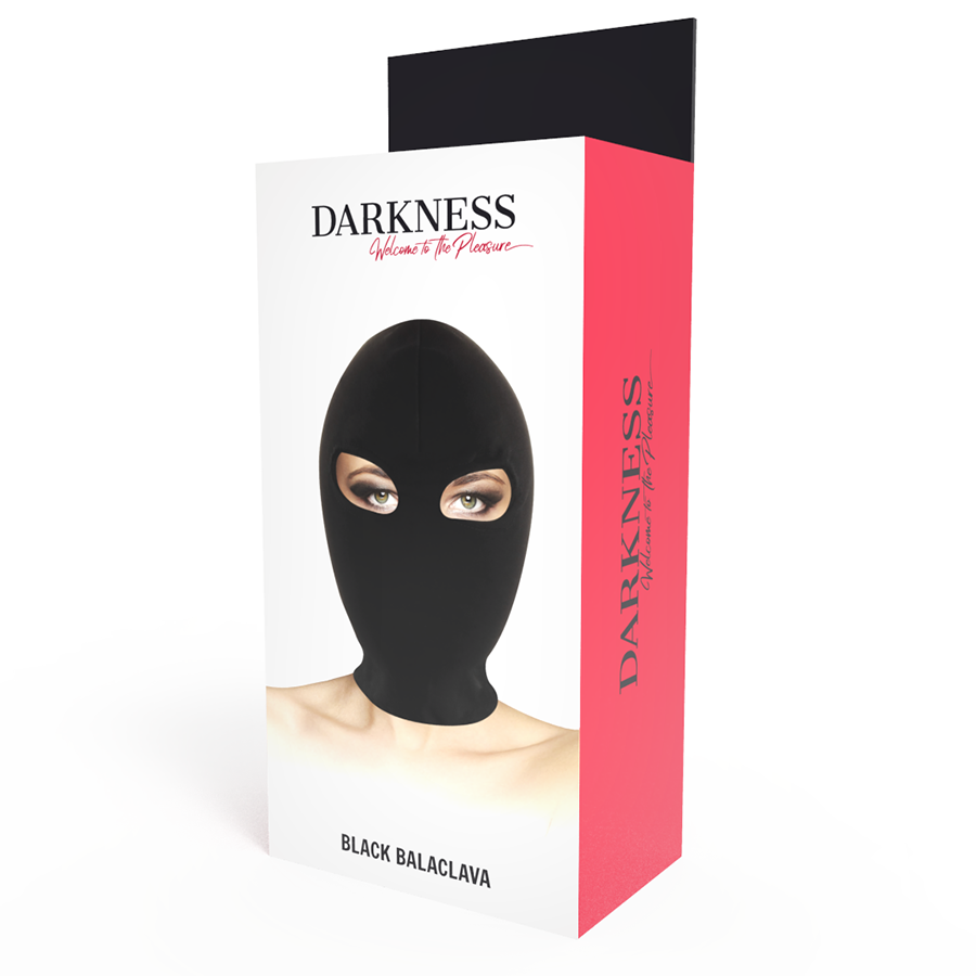 DARKNESS - MASCHERA DI PRESENTAZIONE NERA – Cappello BDSM – foto 3