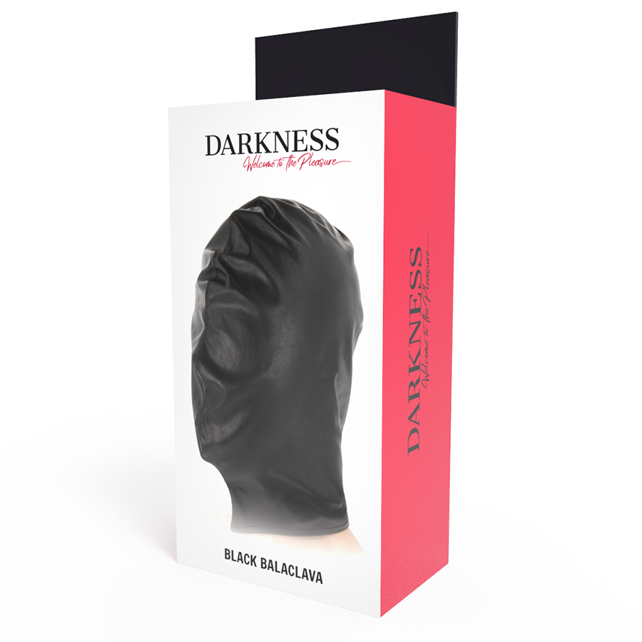 DARKNESS - MASCHERA DI SOTTOMISSIONE NERA – Cappello BDSM – foto 4