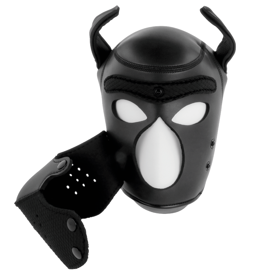 DARKNESS - MASCHERA PER CANI IN NEOPRENE CON MUSEROLA RIMOVIBILE M – Muso SM – foto 3