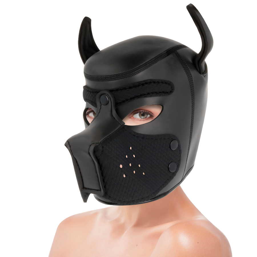 DARKNESS - MASCHERA PER CANI IN NEOPRENE CON MUSEROLA RIMOVIBILE M – Muso SM – foto 5