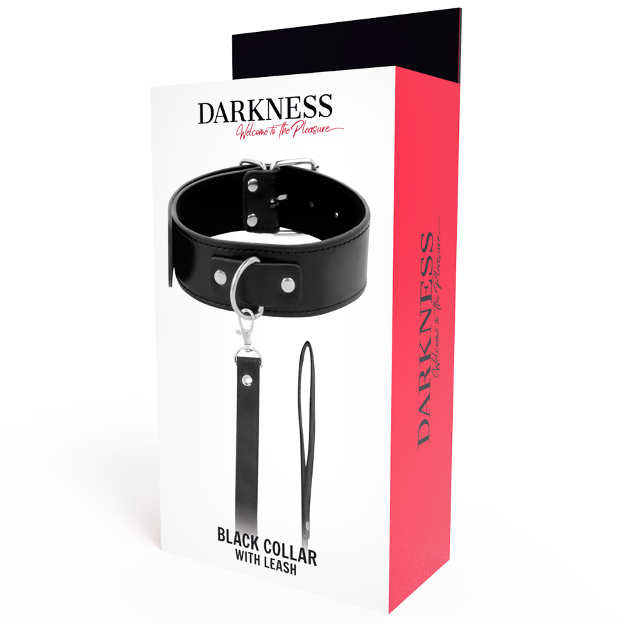 DARKNESS - COLLANA POSTURA CON CATENA IN PELLE – Collane – foto 5