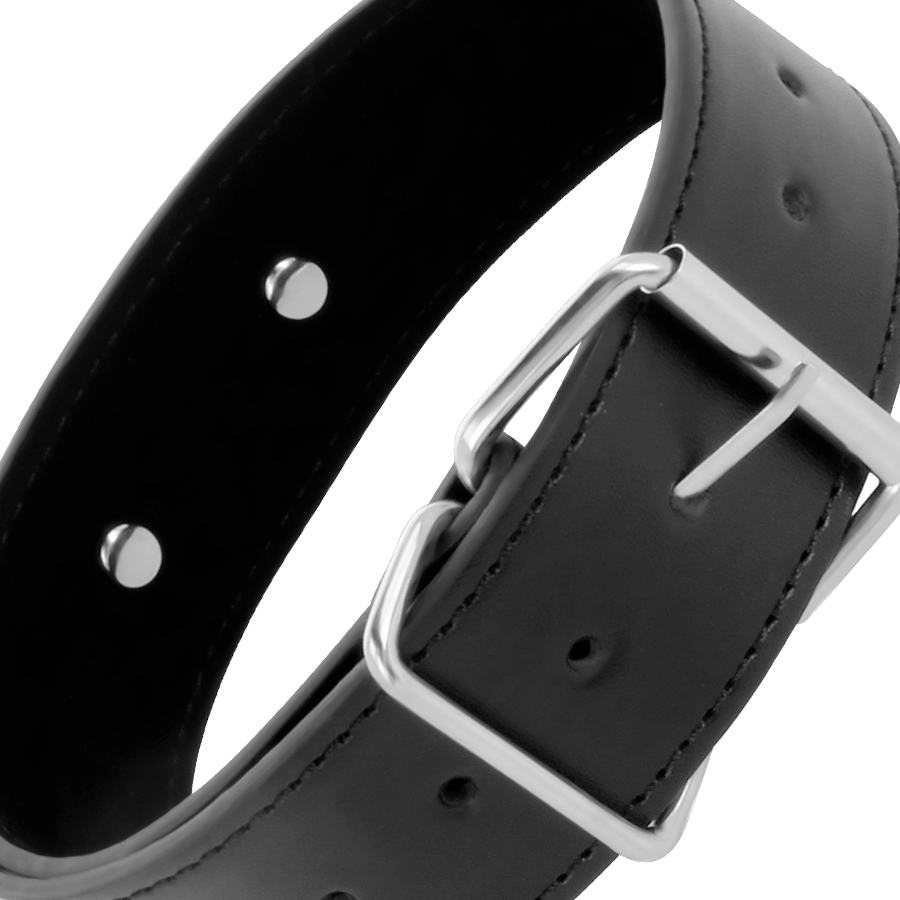 DARKNESS - COLLANA POSTURA CON CATENA IN PELLE – Collane – foto 3