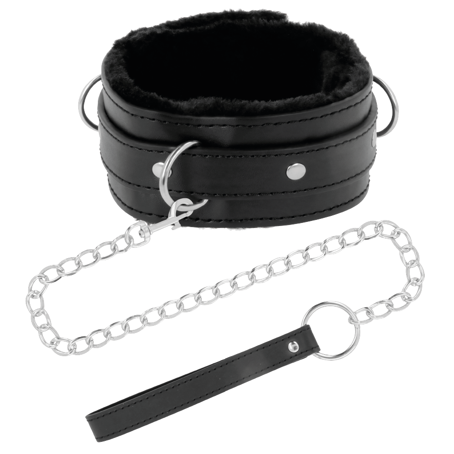 DARKNESS - COLLANA PER POSTURA CONFORTEVOLE CON CATENA IN PELLE – Collane – foto 2