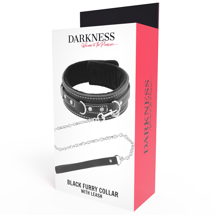 DARKNESS - COLLANA IN PELLE DI ALTA QUALITÀ CON GUINZAGLIO – Collane – foto 5