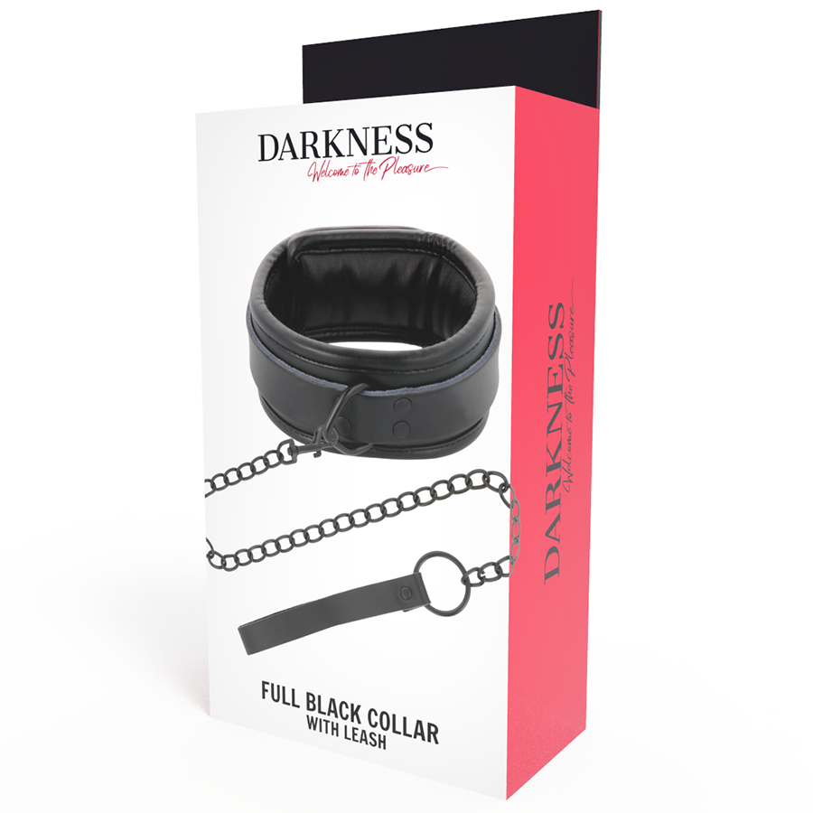 DARKNESS - COLLANA NERA CON CATENA – Collane – foto 5