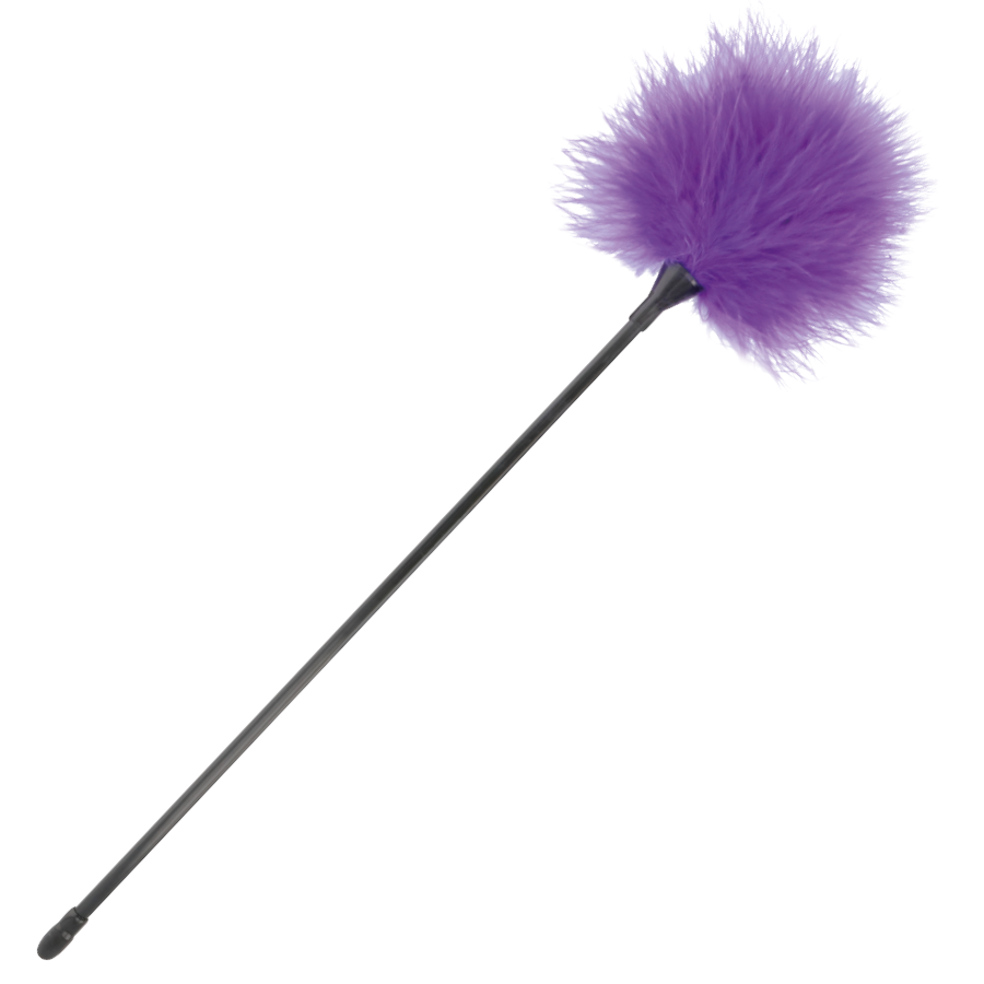 DARKNESS - PENNA STIMOLANTE LILLA 42CM – Boa e piume