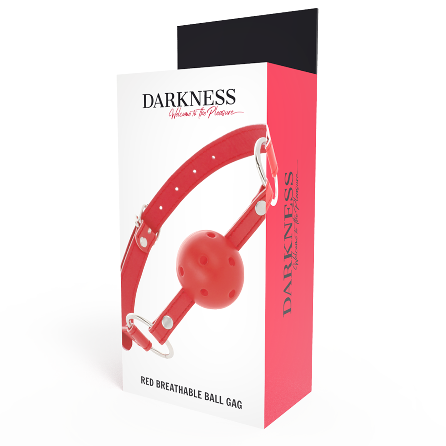 DARKNESS - BAVAGLINO TRASPIRANTE ROSSO – Mascelle – foto 4