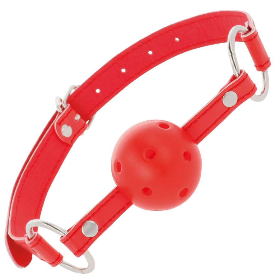 DARKNESS - BAVAGLINO TRASPIRANTE ROSSO – Mascelle – foto 2