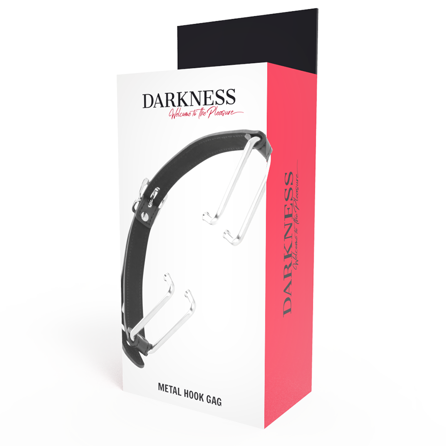 DARKNESS - BAVAGLIO CON GANCIO NERO – Mascelle – foto 4