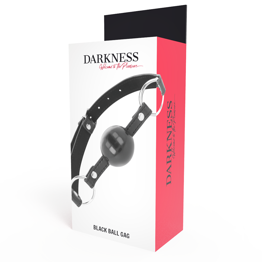 DARKNESS - BALL GAG NERA – Mascelle – foto 4