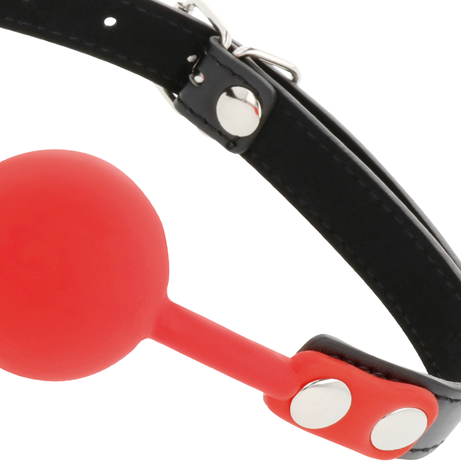 DARKNESS - BAVAGLINO IN SILICONE ROSSO – Mascelle – foto 3