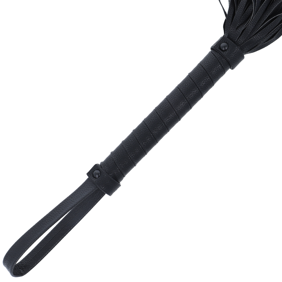 DARKNESS - FRUSTA BONDAGE NERA 42CM IN PELLE – Fruste BDSM – foto 2