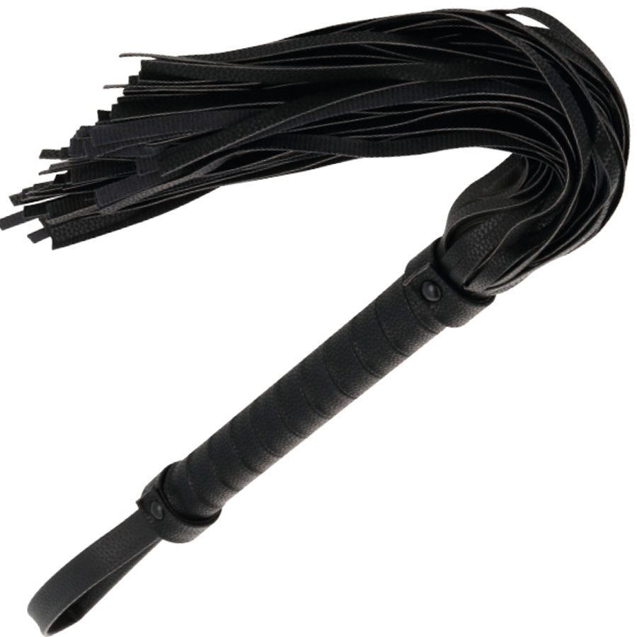 DARKNESS - FRUSTA BONDAGE NERA 42CM IN PELLE – Fruste BDSM