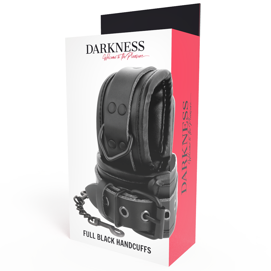 DARKNESS - MANETTE REGOLABILI IN PELLE NERA – Mogli – foto 6