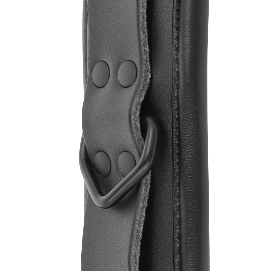 DARKNESS - MANETTE REGOLABILI ALLA CAVIGLIA IN PELLE NERA – Mogli – foto 4