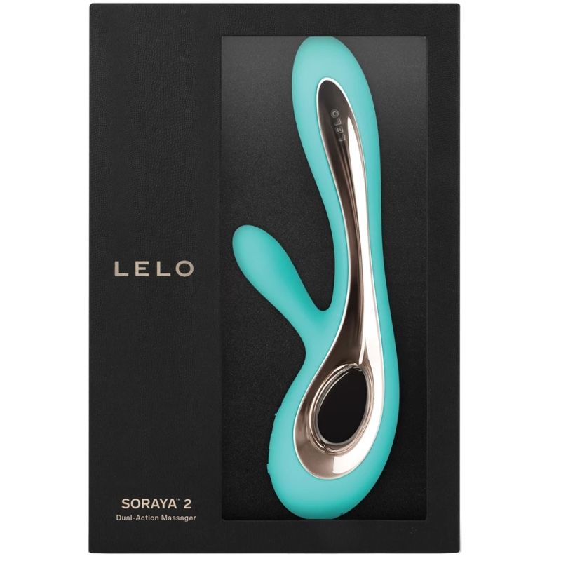 LELO - VIBRATORE SORAYA 2 RABBIT AQUA – Per il clitoride – foto 3