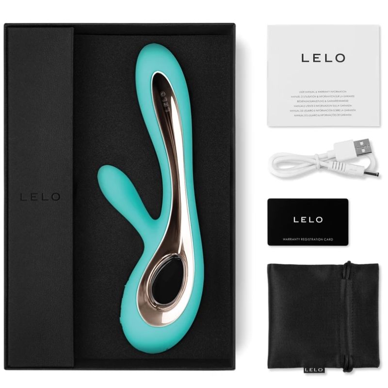 LELO - VIBRATORE SORAYA 2 RABBIT AQUA – Per il clitoride – foto 2