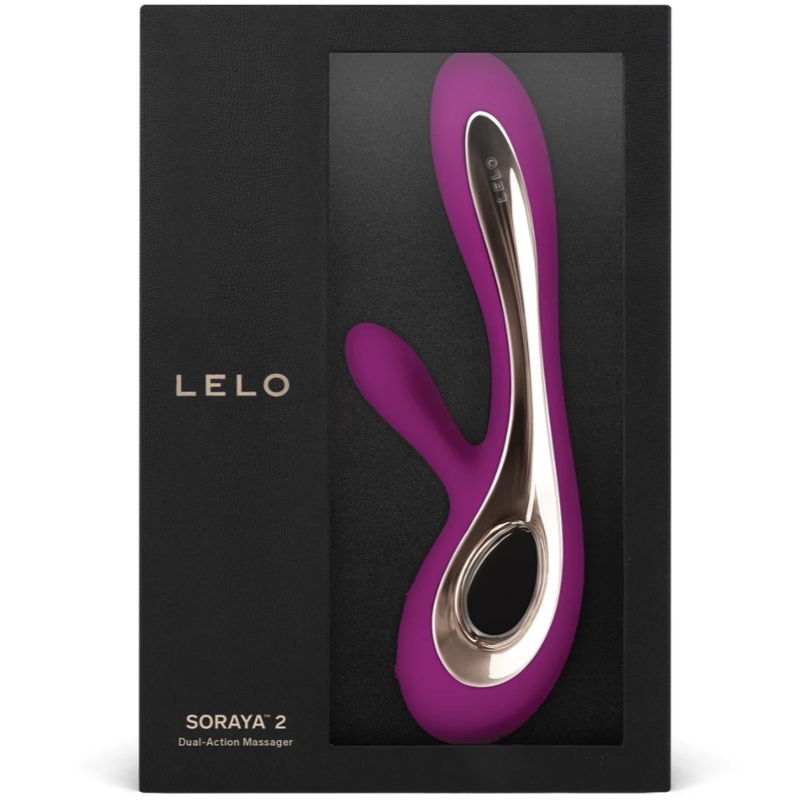 LELO - VIBRATORE SORAYA 2 RABBIT DEEP ROSE – Per il clitoride – foto 3