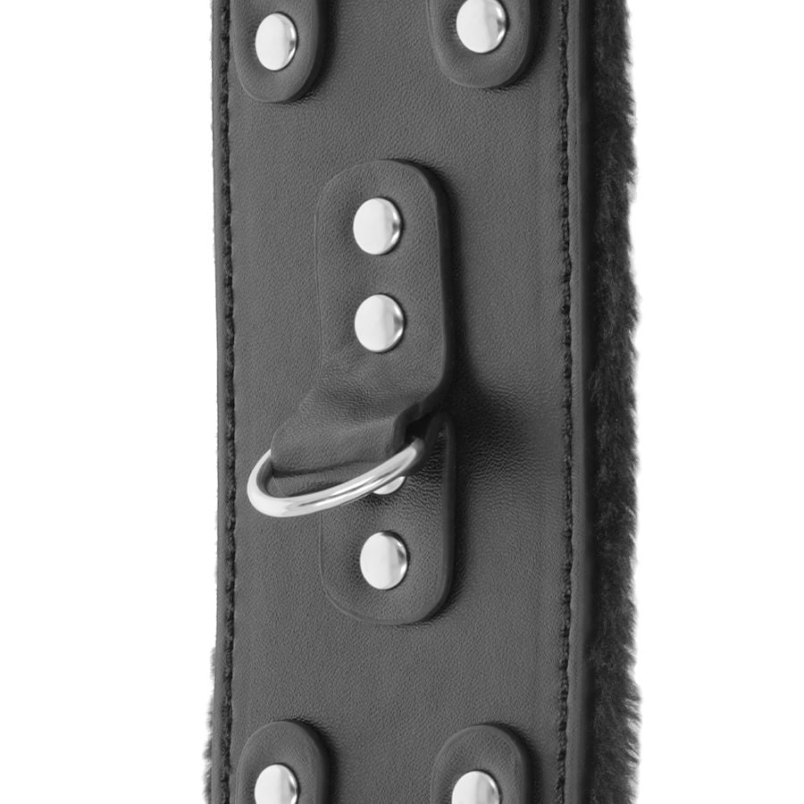 DARKNESS - MANETTE NERE REGOLABILI IN PELLE CON FODERA – Mogli – foto 3