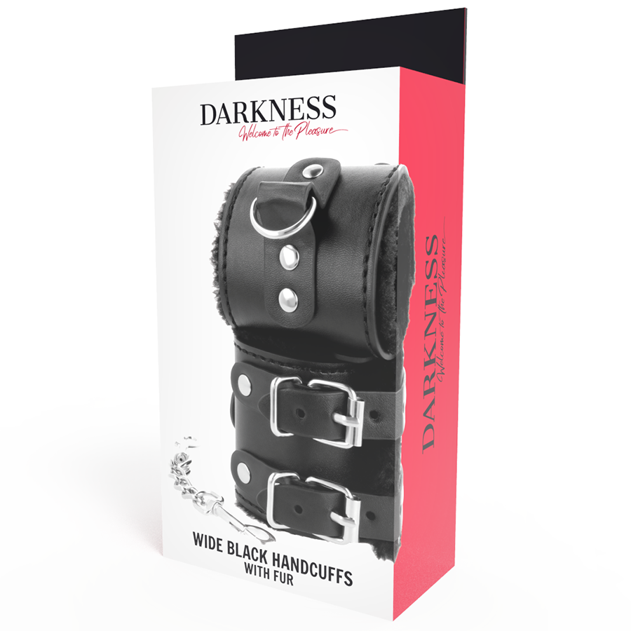 DARKNESS - MANETTE NERE REGOLABILI IN PELLE CON FODERA – Mogli – foto 6