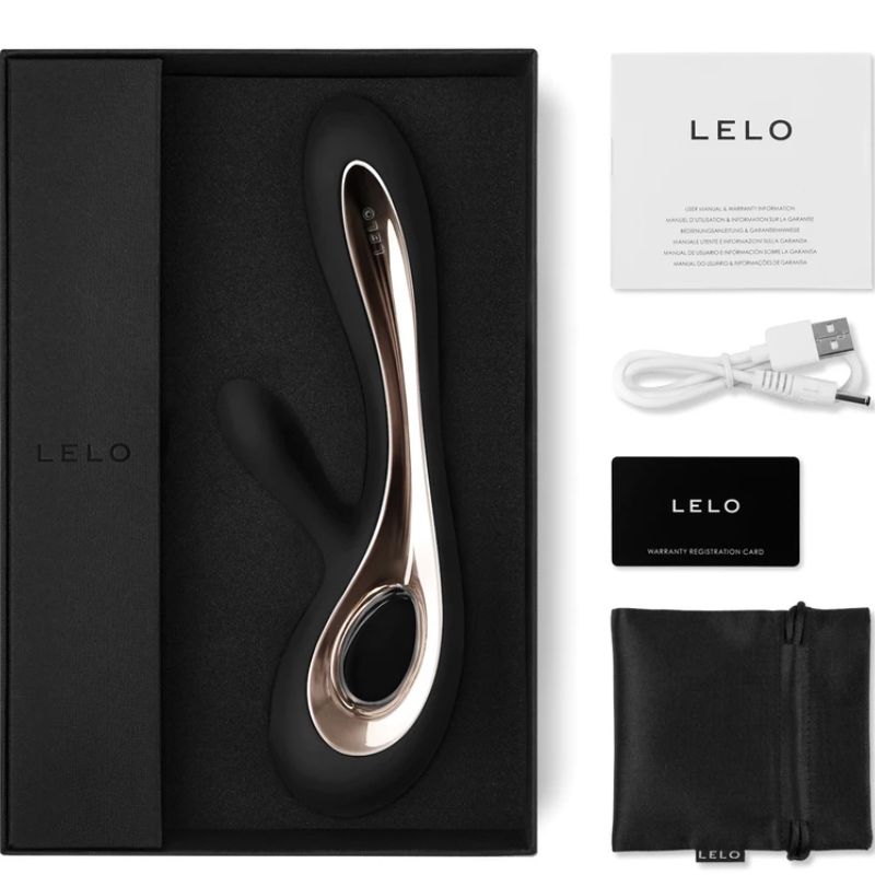 LELO - VIBRATORE CONIGLIO NERO SORAYA 2 – Per il clitoride – foto 2