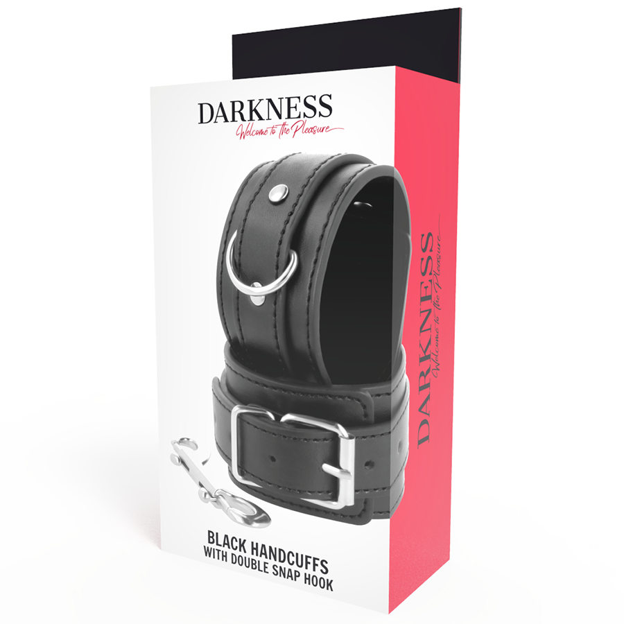 DARKNESS - MANETTE NERE REGOLABILI CON DOPPIO NASTRO DI RINFORZO – Mogli – foto 6