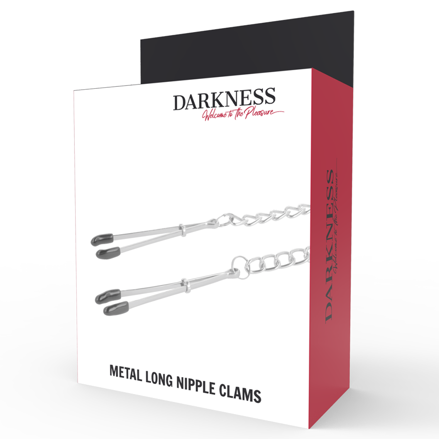 DARKNESS - MORSETTI PER CAPEZZOLI IN METALLO REGOLABILI – Morsetti per capezzoli per sadomasochismo – foto 4