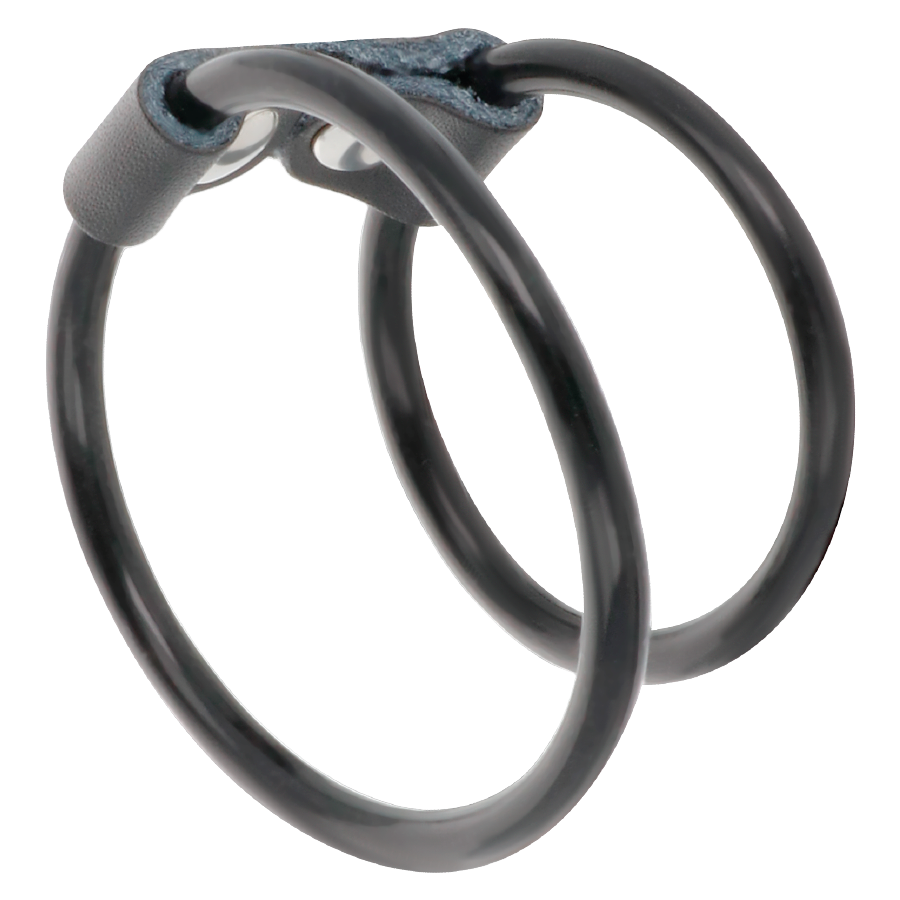 DARKNESS - DOPPIO ANELLO PER PENE FLESSIBILE – Accessori per il pene – foto 2