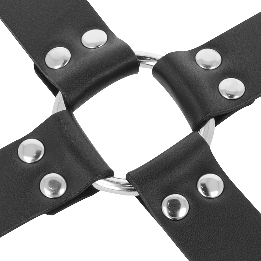 DARKNESS - MANETTE IN PELLE PER PIEDI E MANI NERE – Sistemare le manette – foto 6