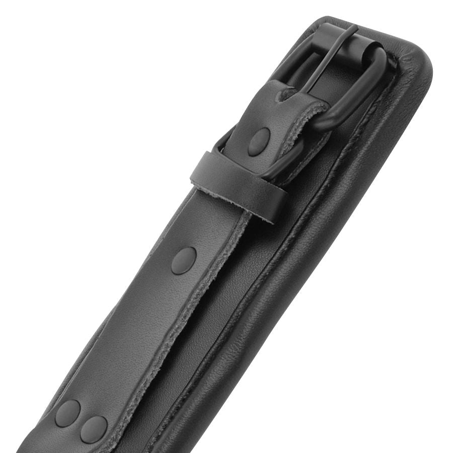 DARKNESS - MANETTE E COLLETTO IN PELLE NERA – Mogli – foto 6