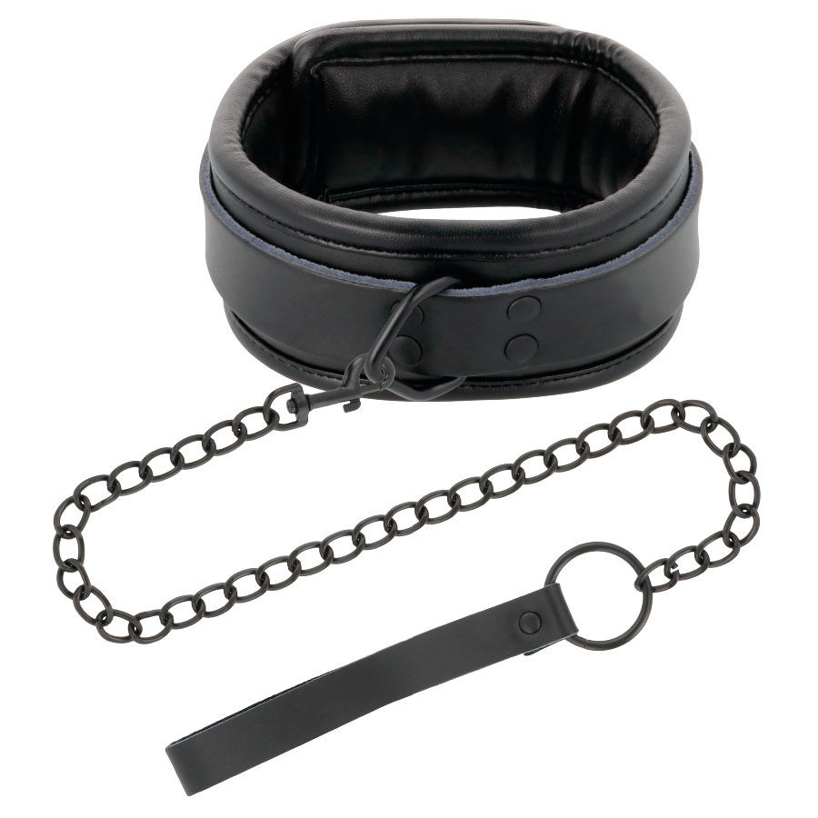 DARKNESS - MANETTE E COLLETTO IN PELLE NERA – Mogli – foto 4