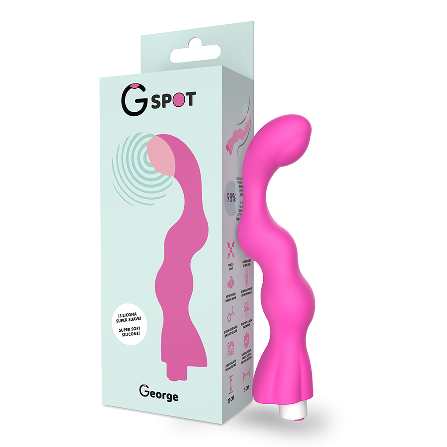 G-SPOT - GEORGE VIBRATORE GUM ROSA – Vibratori a punto G
