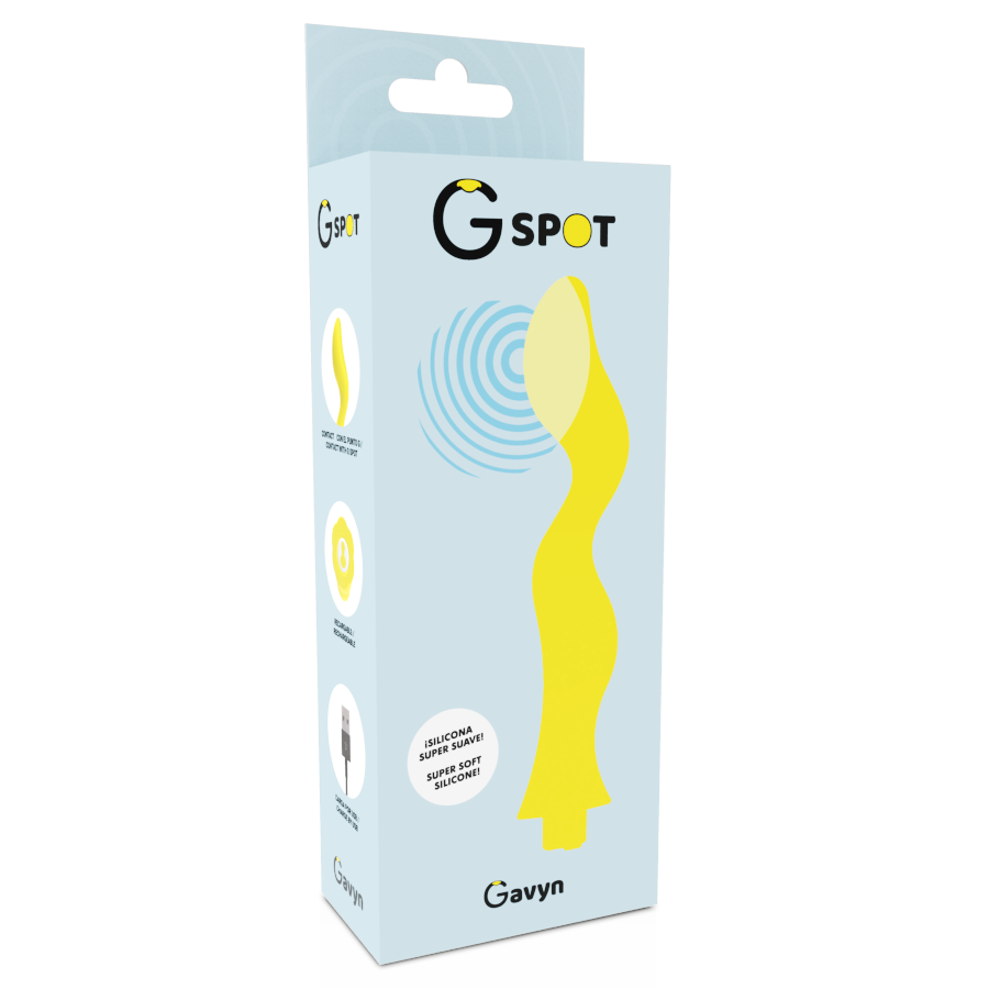 G-SPOT - VIBRATORE GAVYN G-SPOT GIALLO – Vibratori a punto G – foto 4