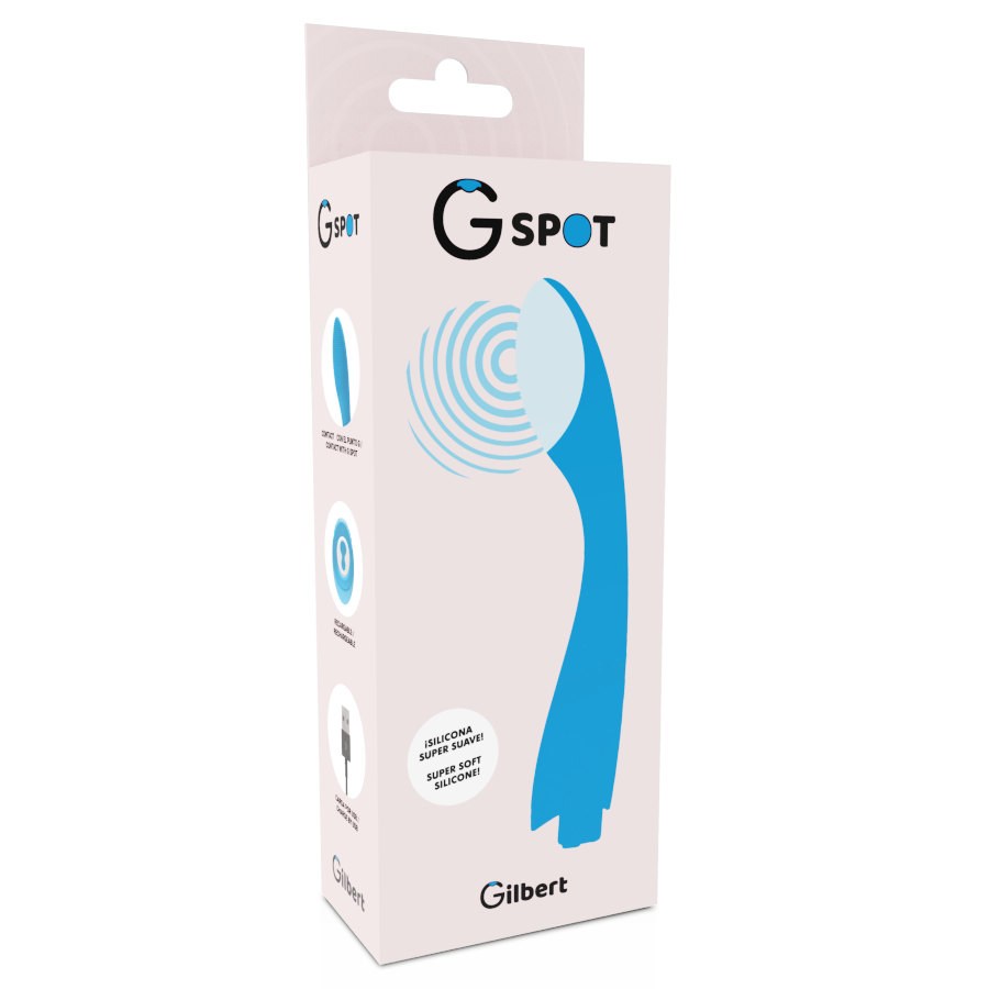 G-SPOT - VIBRATORE  GYLBERT BLU TURCHESE – Vibratori a punto G – foto 5