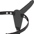 FETISH SUBMISSIVE HARNESS - SILICONE NERO 15 CM – Imbracature senza vibrazioni