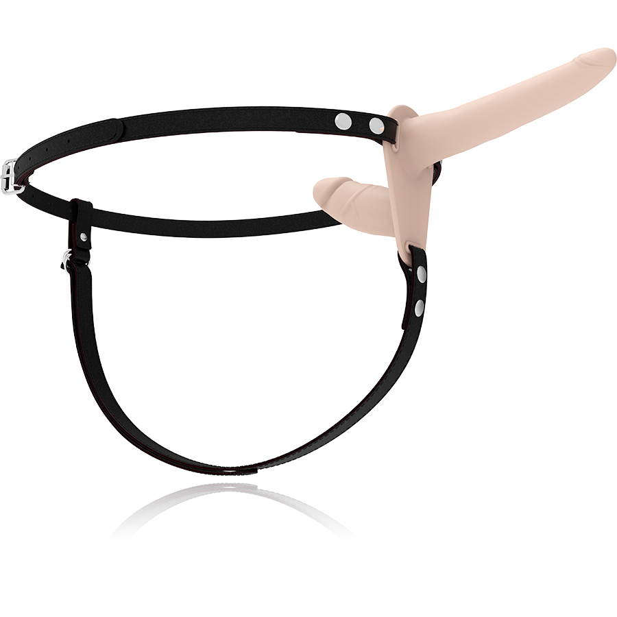 FETISH SUBMISSIVE HARNESS - VIBRATORE FLESH UP A DOPPIA PENETRAZIONE – Doppie imbracature – foto 3