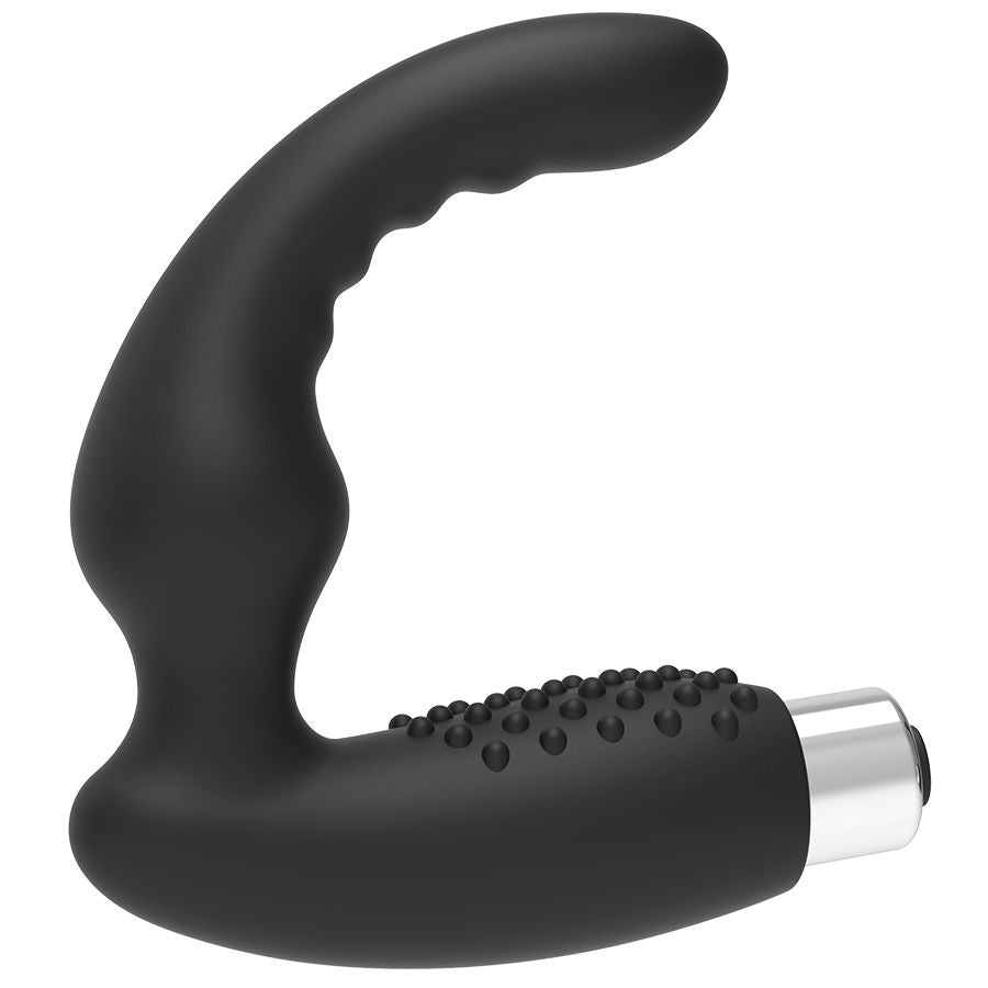 ADDICTED TOYS - VIBRATORE PROSTATICO RICARICABILE MODELLO 2 - NERO – Vibratori anali
