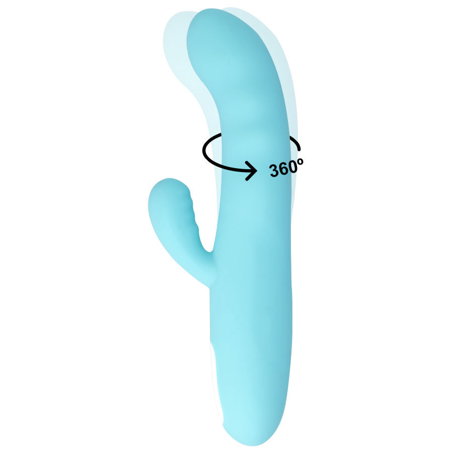 MIA - VIBRATORE ROTANTE EIFFEL BLU TURCHESE – Rotatori vibranti – foto 2