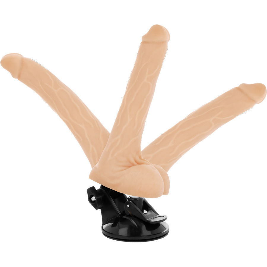 BASECOCK - VIBRATORE ARTICOLABILE TELECOMANDO NATURALE 18.5 CM -O- 4 CM – Telecomando – foto 3