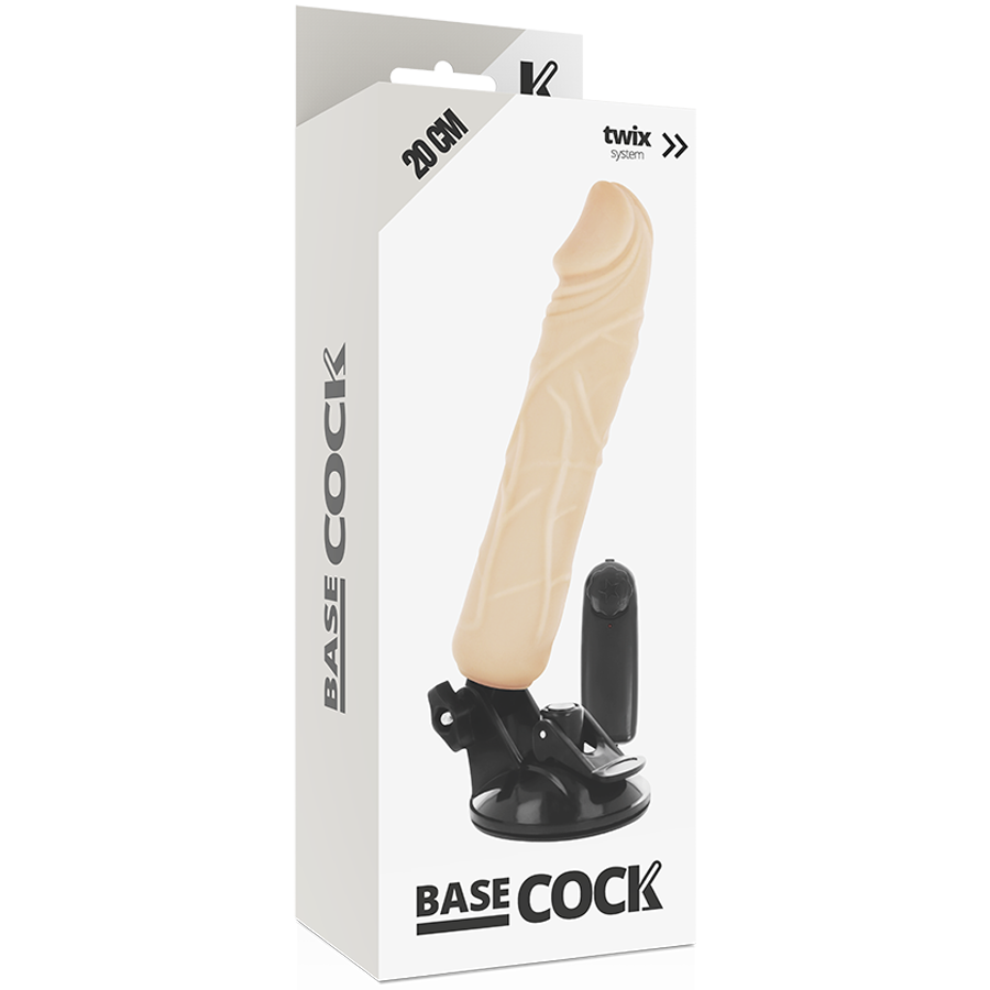 BASECOCK - VIBRATORE TELECOMANDO NATURALE REALISTICO 20 CM -O- 4 CM – Telecomando – foto 4