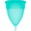 STERCUP - COPPA MESTRUALE IN SILICONE FDA ACQUAMARINA - TAGLIA L – Coppa vaginale