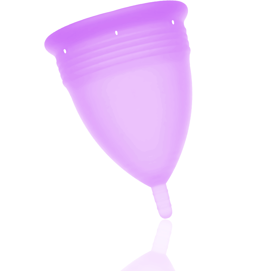 STERCUP - COPPA MESTRUALE IN SILICONE FDA LILLA - TAGLIA S – Coppa vaginale – foto 3